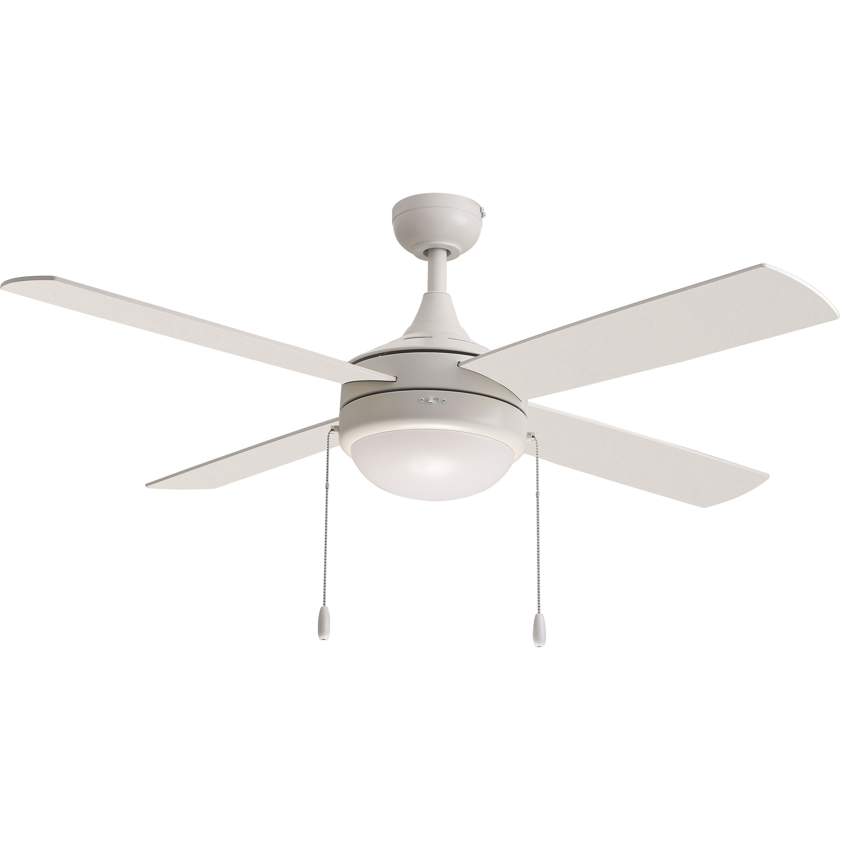 Quattro 52 inch Matte White Indoor Ceiling Fan