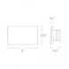 WAC 12V Step Light LED 1.75 inch White ADA Step and Wall Light in 3000K Warm White LED, WAC Landscape