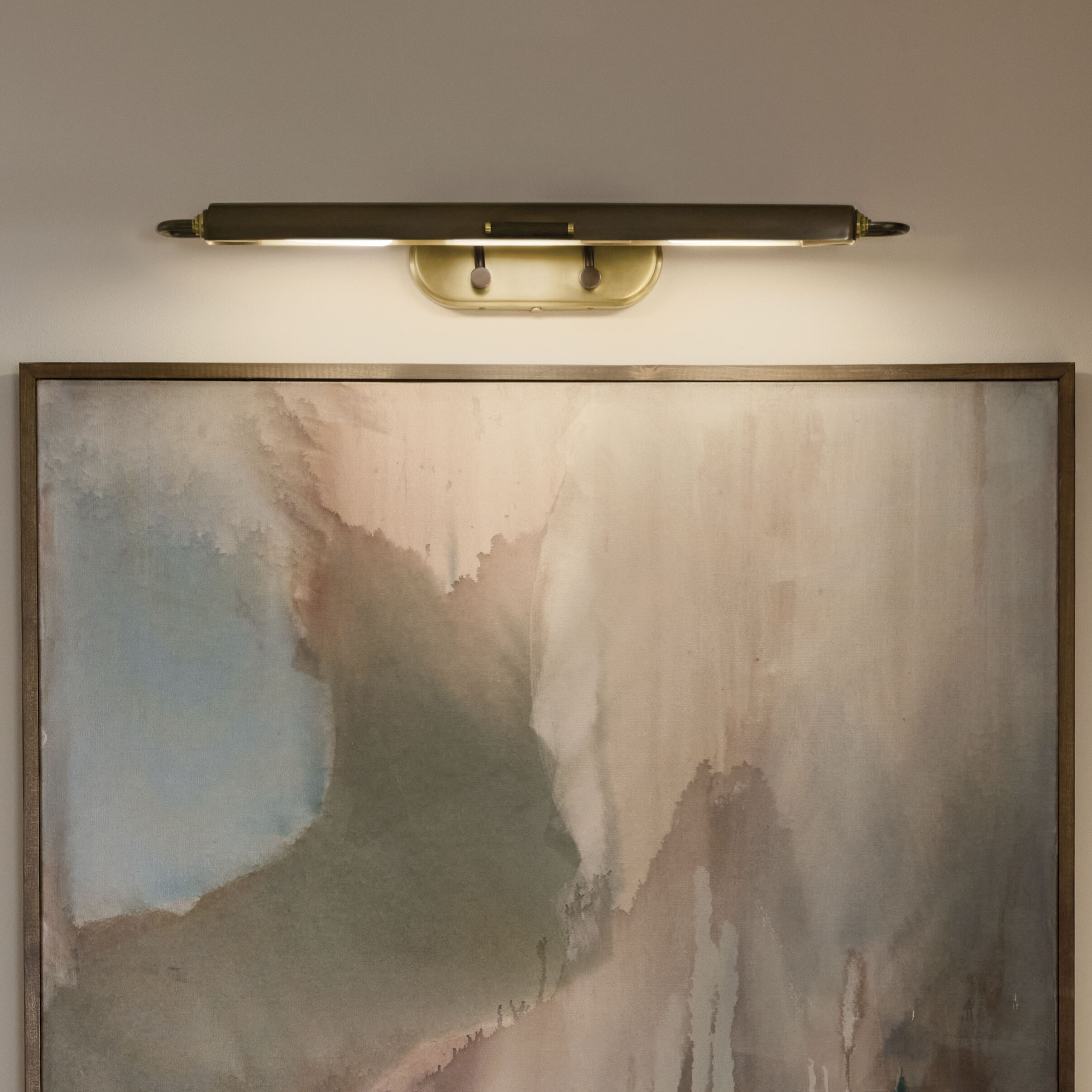 Caillier 39 watt 35.25 inch Lacquered Bronze Picture Light Wall Light