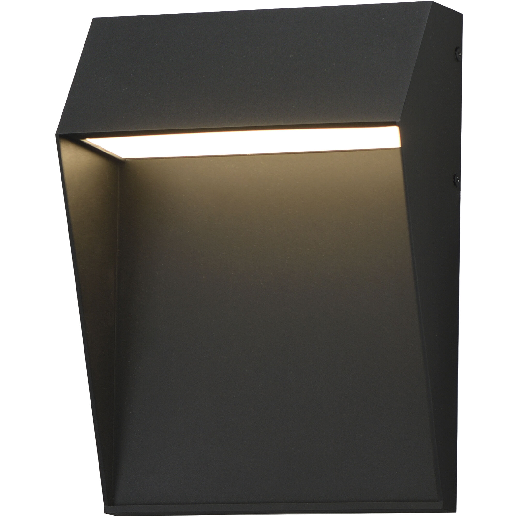 Cliffsedge VX LED 11 inch Black and Gold Outdoor Wall Mount