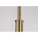 Alexis 1 Light 15 inch Burnished Brass and Gold Pendant Ceiling Light