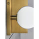 Sean Lavin Orbel 1 Light 6.7 inch Natural Brass Wall Sconce Wall Light in Incandescent