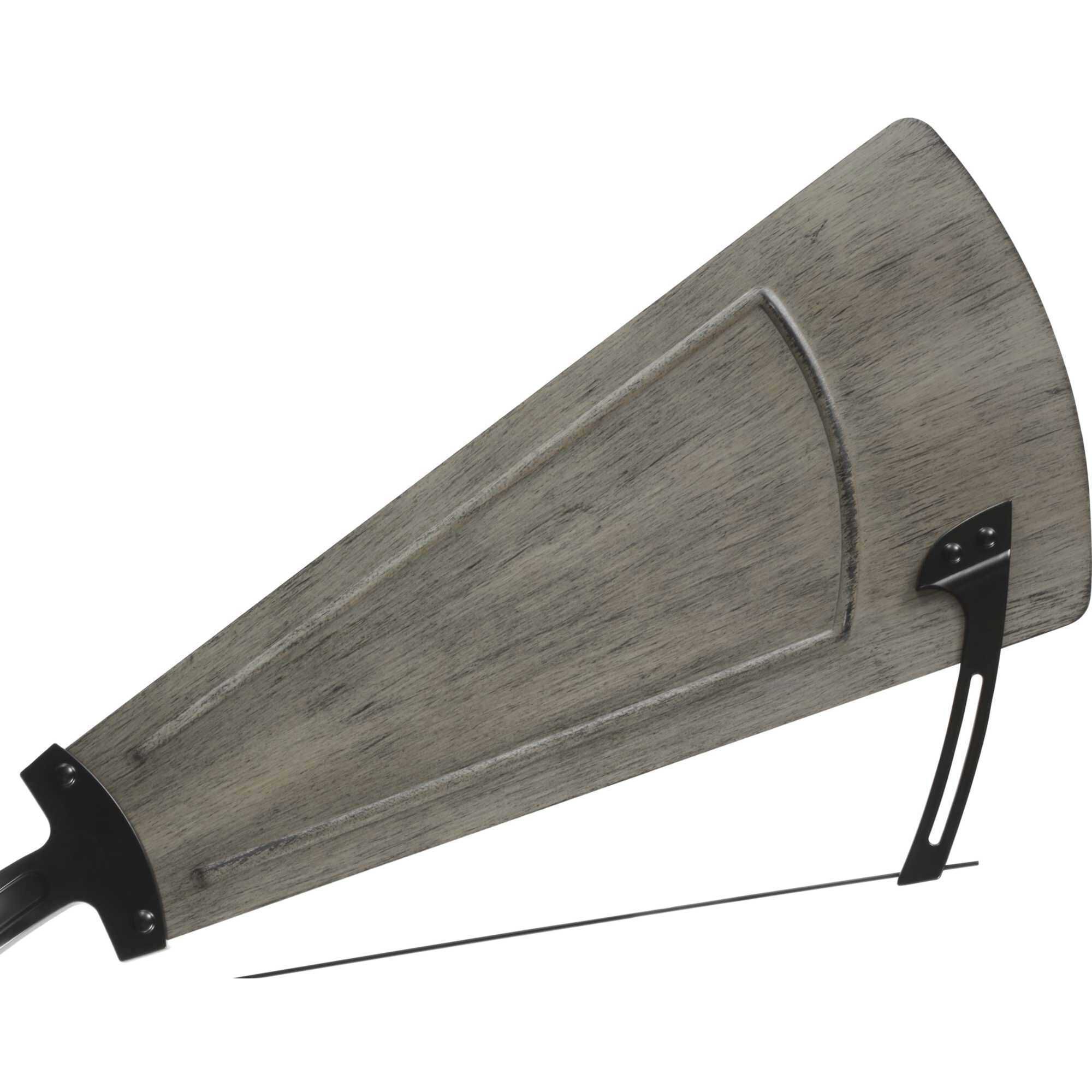 Springer II 60 inch Matte Black with Distressed Charcoal (Painted) Blades Ceiling Fan