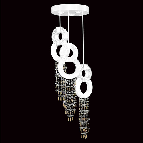 Capri 6 Light 18 inch White Pendant Ceiling Light