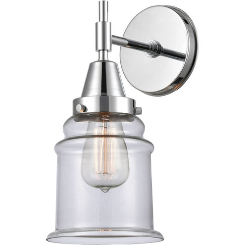 Caden 1 Light 6 inch Polished Chrome Sconce Wall Light in Clear Glass