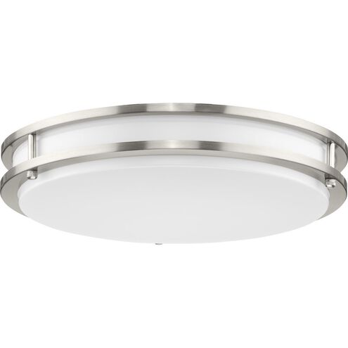 Abide LED LED 14 inch Brushed Nickel Flush Mount Ceiling Light, Medium, Progress LED