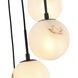 Nightfall 21 Light 27 inch Black Pendant Ceiling Light