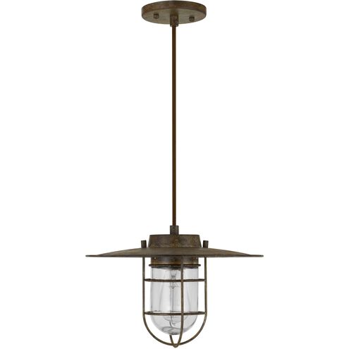 Owenton 1 Light 13 inch Rust Pendant Ceiling Light