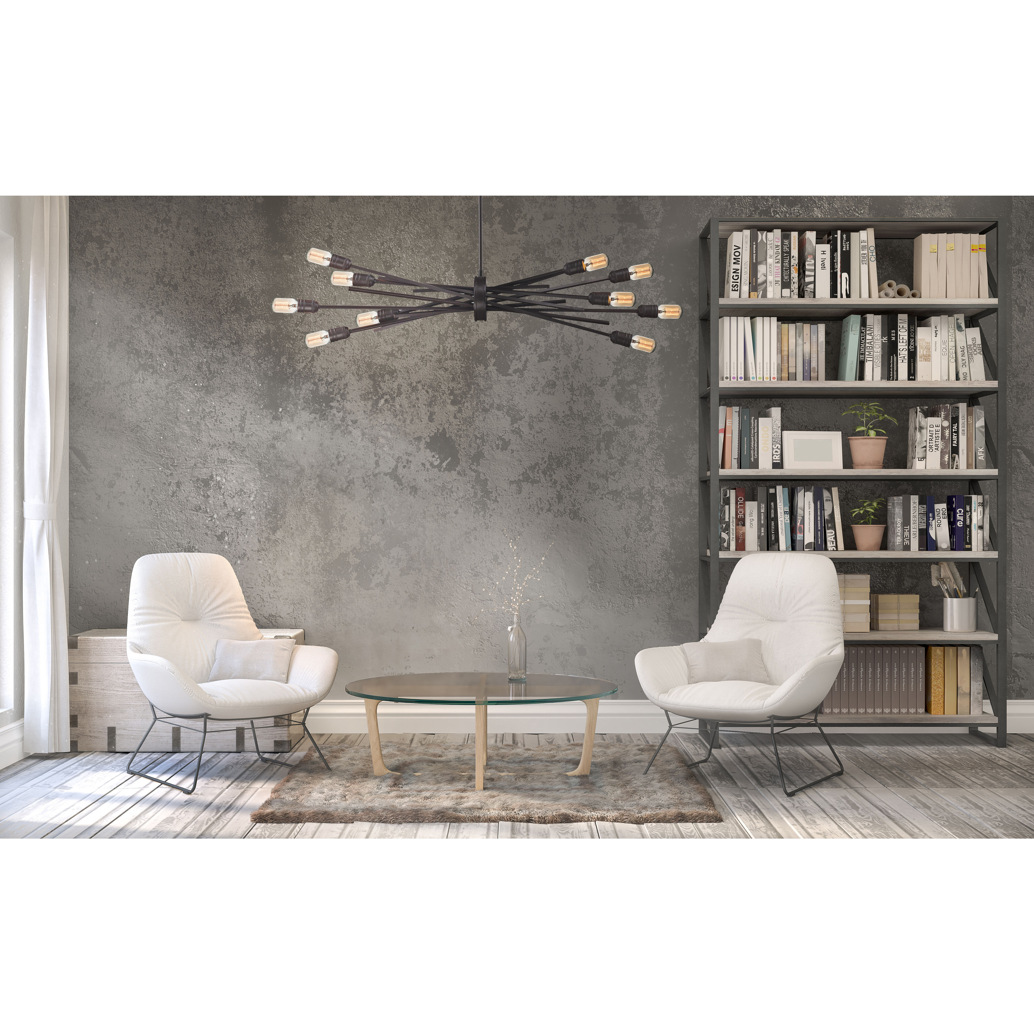 Xenia 10 Light 40 inch Oil Rubbed Bronze Chandelier Ceiling Light