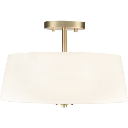 Laphia 3 Light 15.75 inch Modern Gold Indoor Semi-Flush Ceiling Light
