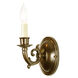 San Clemente 1 Light 5 inch Weathered Bronze Wall Sconce Wall Light, Oval