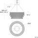 Signature Pavona LED 36 inch Tourmaline Chandelier Ceiling Light