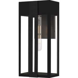 Boswell 1 Light 16 inch Matte Black Outdoor Wall Lantern, Medium