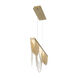 Tenda LED 3 inch Painted Brushed Black Chandelier Ceiling Light