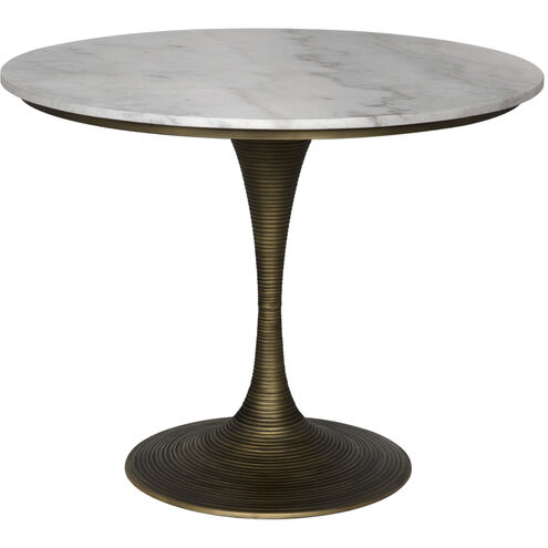 Joni 36 X 36 inch Aged Brass Dining Table