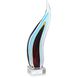 Glass Wisp 25 X 5 inch Sculpture, on Crystal, Small