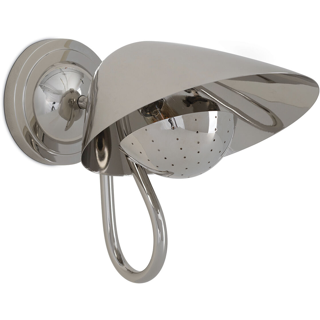 Keaton 1 Light 8.25 inch Polished Nickel Wall Sconce Wall Light, Single