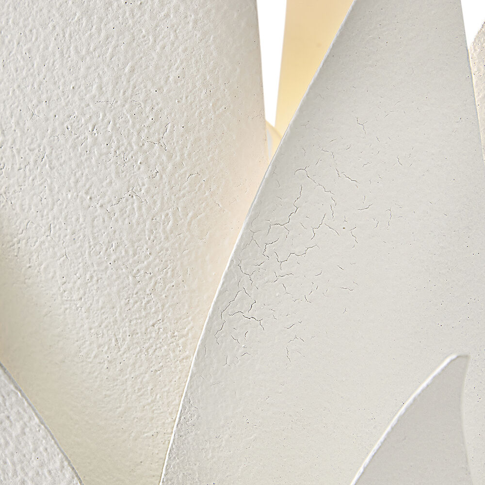 Agave Sconce Wall Light in Textured Plaster