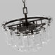 C&M by Chapman & Myers Arden 4 Light 16.13 inch Aged Iron Chandelier Ceiling Light