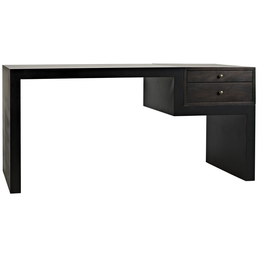 Alvaro 64 X 28 inch Matte Black Desk