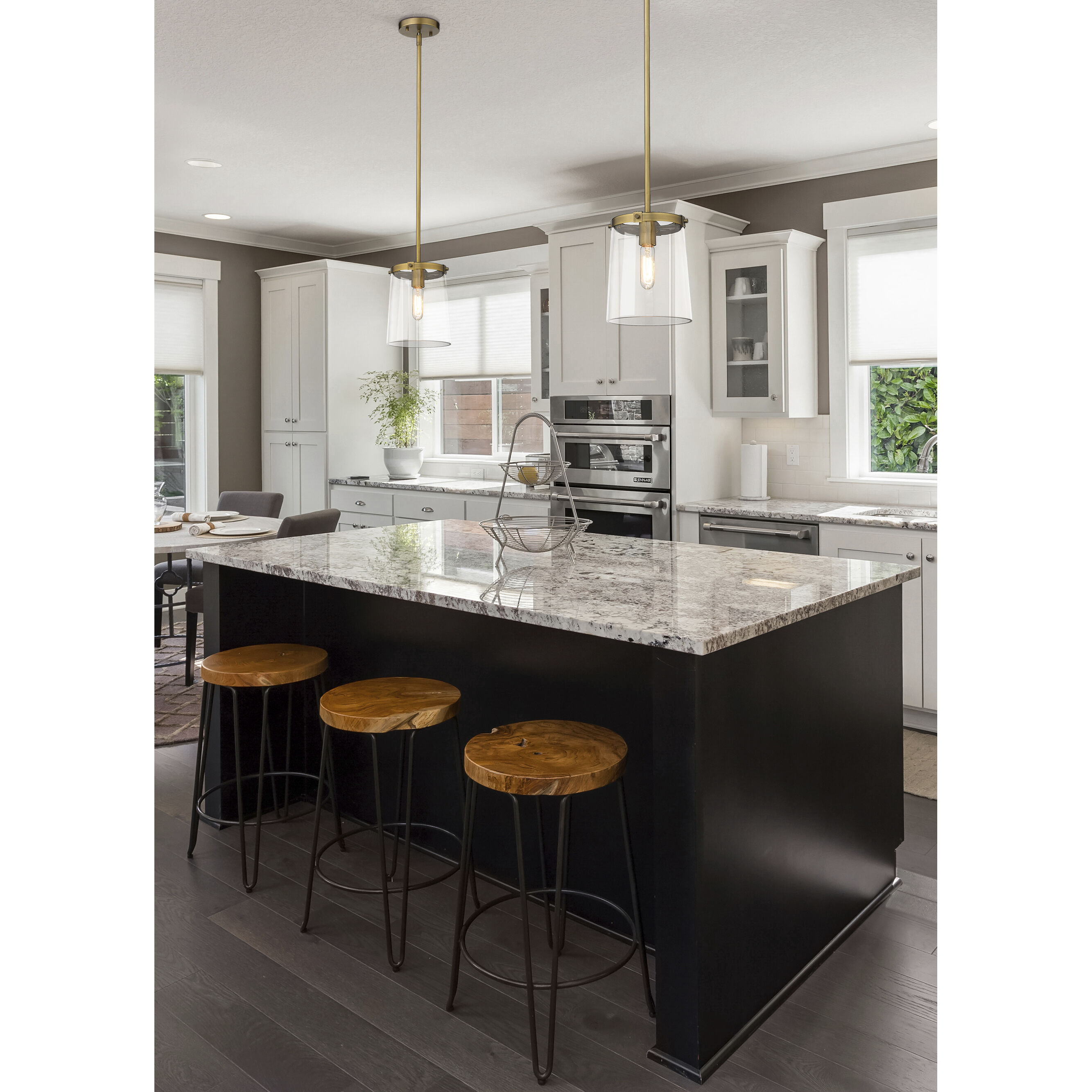 Callista 1 Light 7.5 inch Rubbed Brass Pendant Ceiling Light