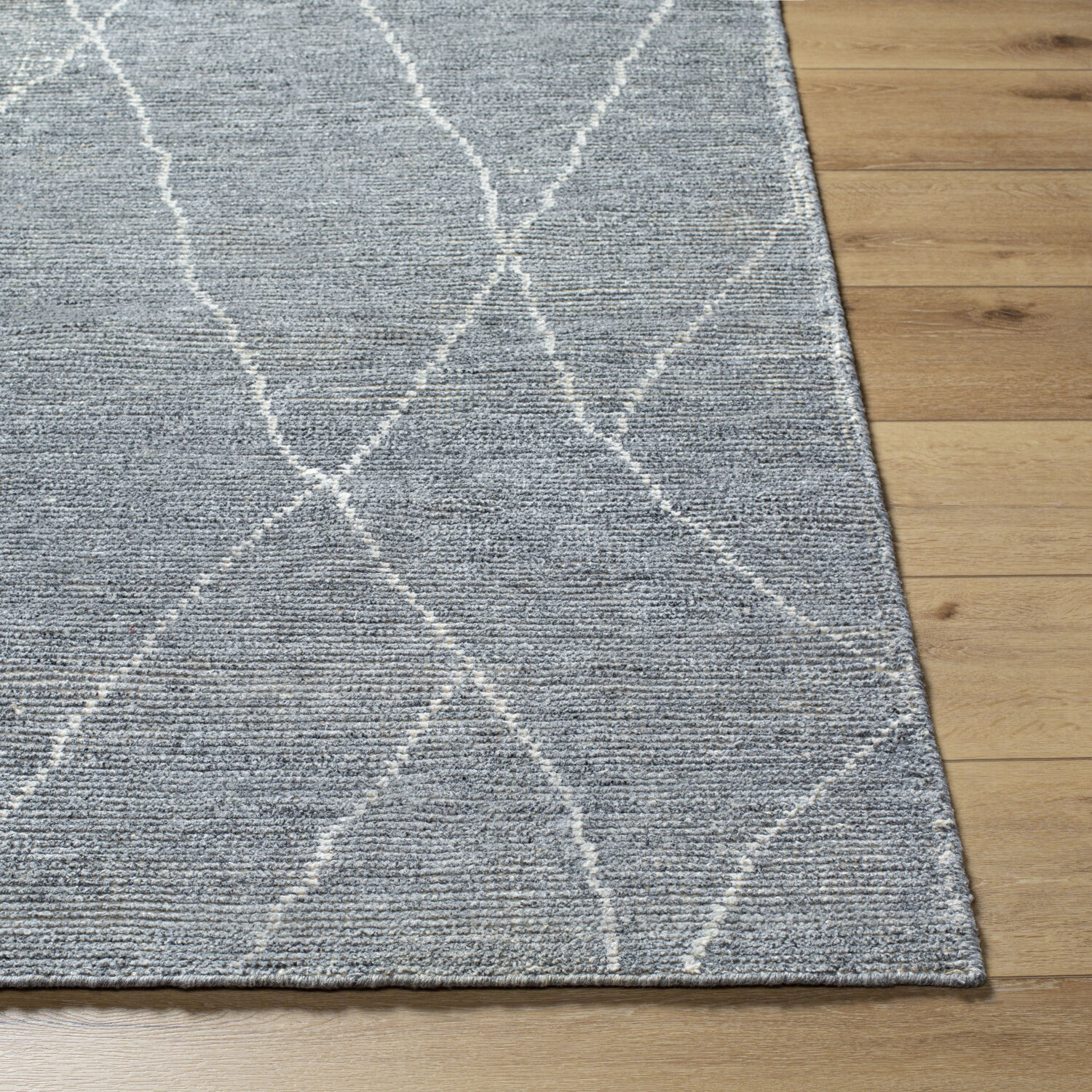 Nalan 120 X 96 inch Charcoal Rug, Rectangle