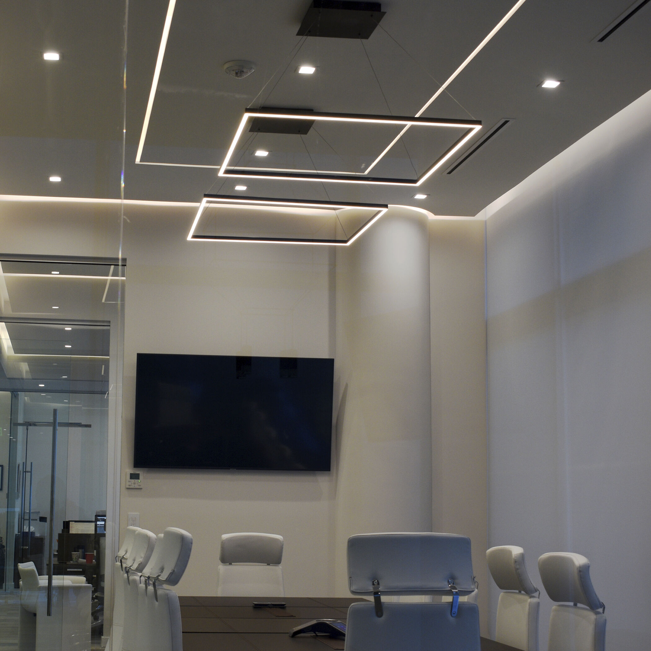 Atria 39.5 inch Black Chandelier Ceiling Light