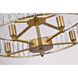 Canada 5 Light 22 inch Gold Chandelier Ceiling Light