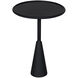 Hiro 24.5 X 17 inch Matte Black Side Table