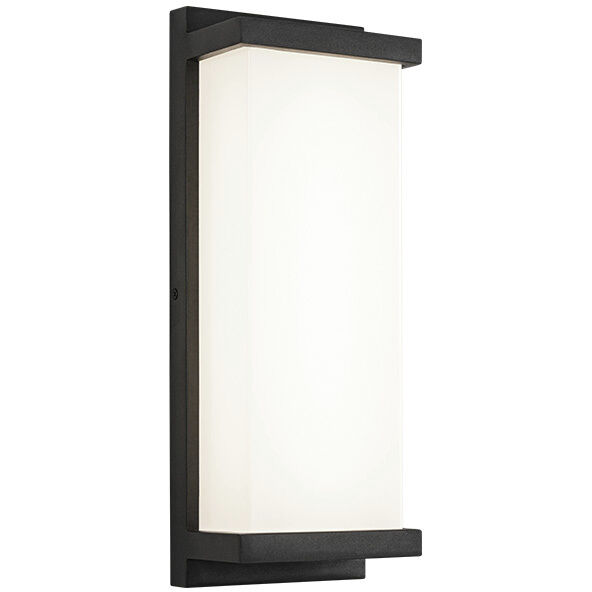 Luce LED 6 inch Matte Black Wall Sconce Wall Light