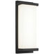 Luce LED 6 inch Matte Black Wall Sconce Wall Light