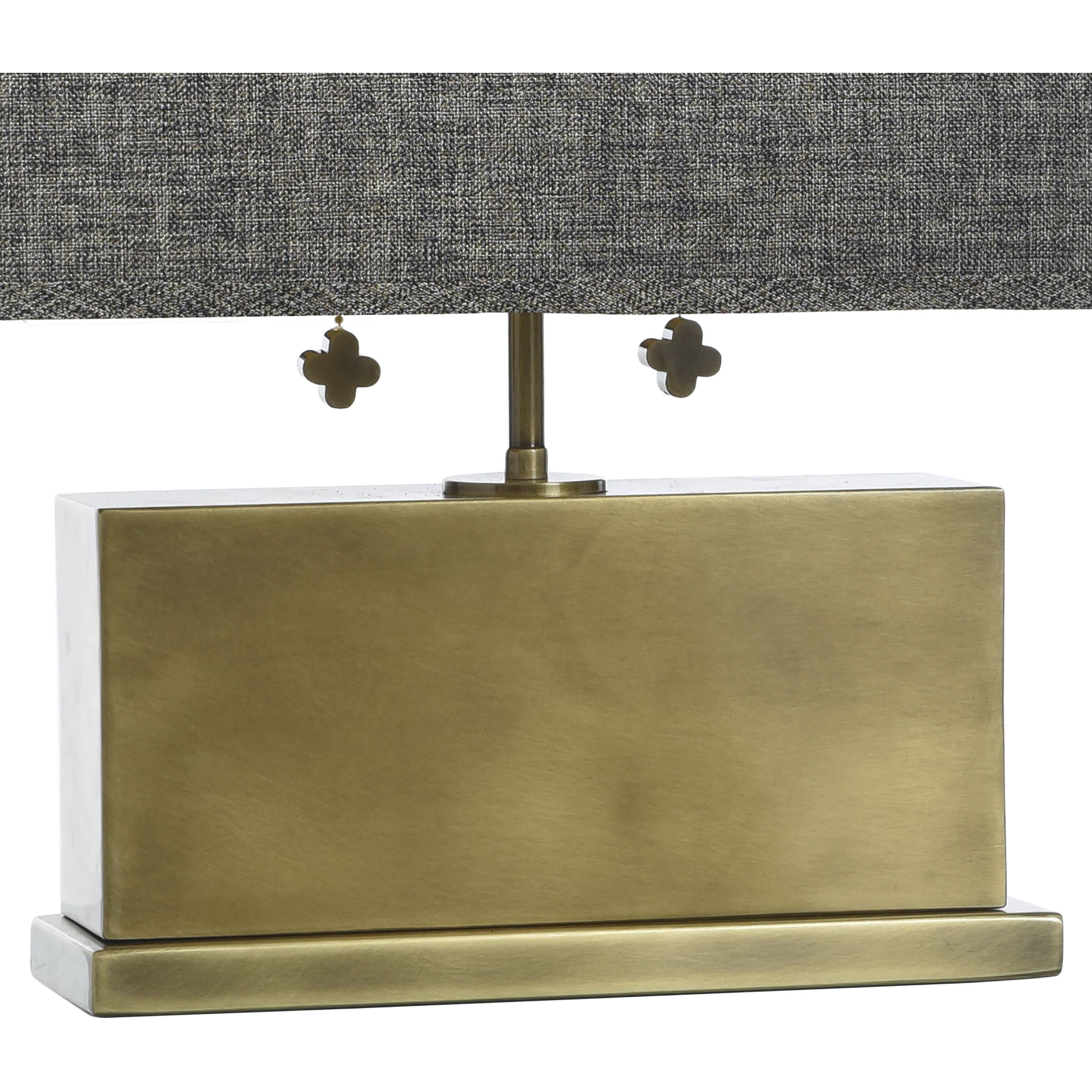 Eleanora 17 inch 60 watt Polished Brass Table Lamp Portable Light