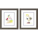 Beach Bum Multi and Blue and Pink and Yellow Framed Art, Propac