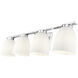 Naya 4 Light 32 inch Chrome Bath Vanity Light Wall Light