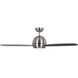 Orbis 52 LED 52 inch Brushed Steel with Silver Blades Indoor/Outdoor Ceiling Fan