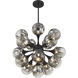 Matisse 16 Light 22 inch Matte Black Chandelier Ceiling Light