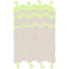 Pepper 72 X 48 inch Bright Yellow, Khaki Rug