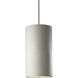 Radiance Collection LED 7 inch Bisque with Dark Bronze Pendant Ceiling Light