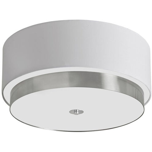 Larkin LED 20 inch Satin Chrome Flush Mount Ceiling Light