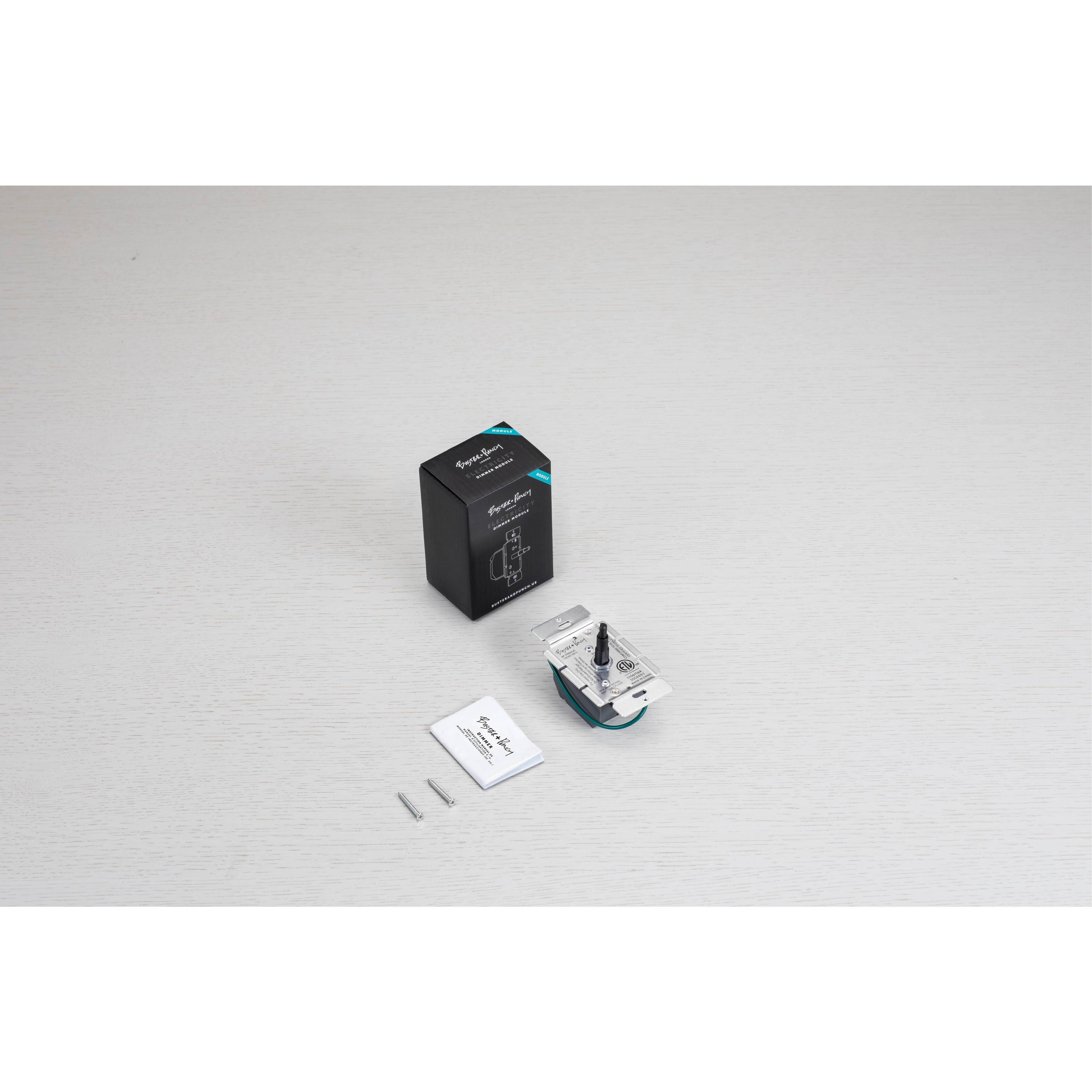 Dimmer 100-120 Black Module, Incandescent