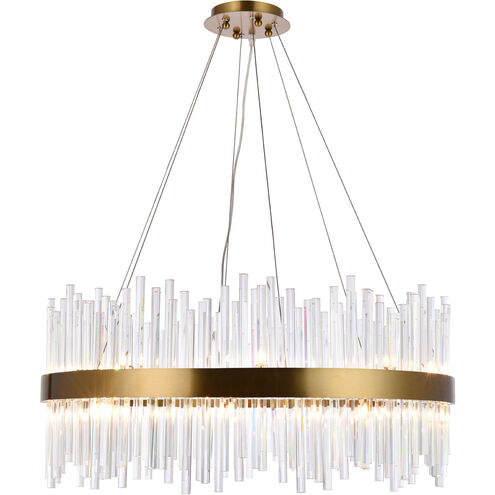 Dallas 18 Light 32 inch Gold Chandelier Ceiling Light