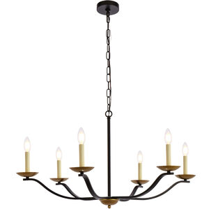 Trey 6 Light 36.00 inch Pendant