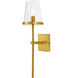 Kent 1 Light 5 inch Satin Brass Wall Sconce Wall Light