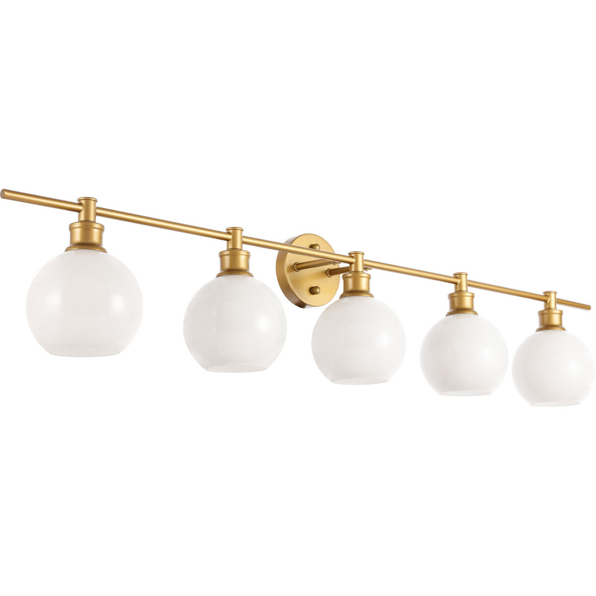 Collier 5 Light 47 inch Brass Wall sconce Wall Light