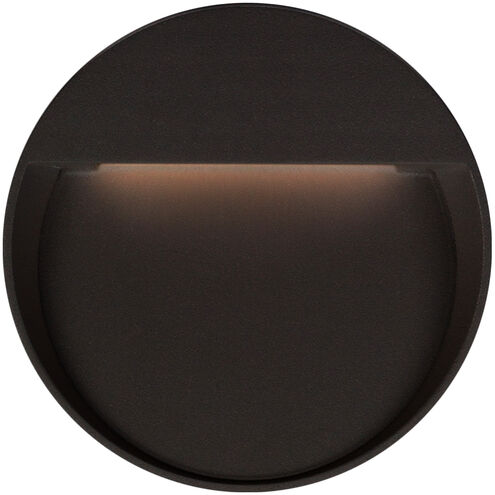 Mesa LED Black with Gray Exterior Wall/Step Light