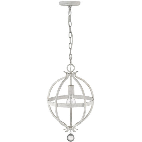 Callie 1 Light 12 inch Country White Pendant Ceiling Light