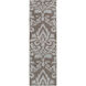 Stallman 96 X 30 inch Dark Brown, Seafoam Rug