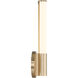 Connor LED 5 inch Brass Vanity Light Wall Light