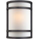 ML 1 Light 7 inch Dark Restoration Bronze ADA Wall Mount Wall Light