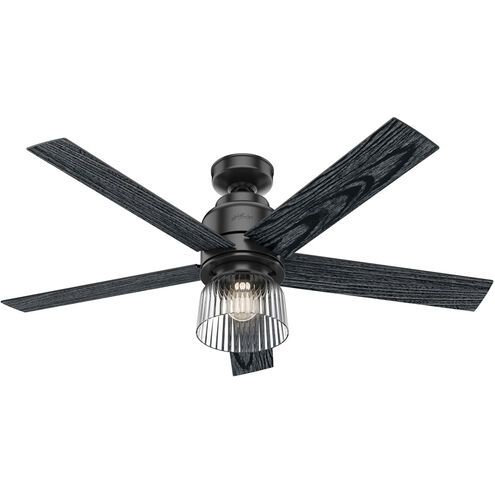 Grove Park 52 inch Matte Black with Salted Black/Matte Black Blades Ceiling Fan